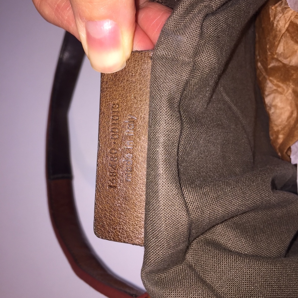 Yves Saint Laurent Leather & Canvas Bag - Picture 5 of 8